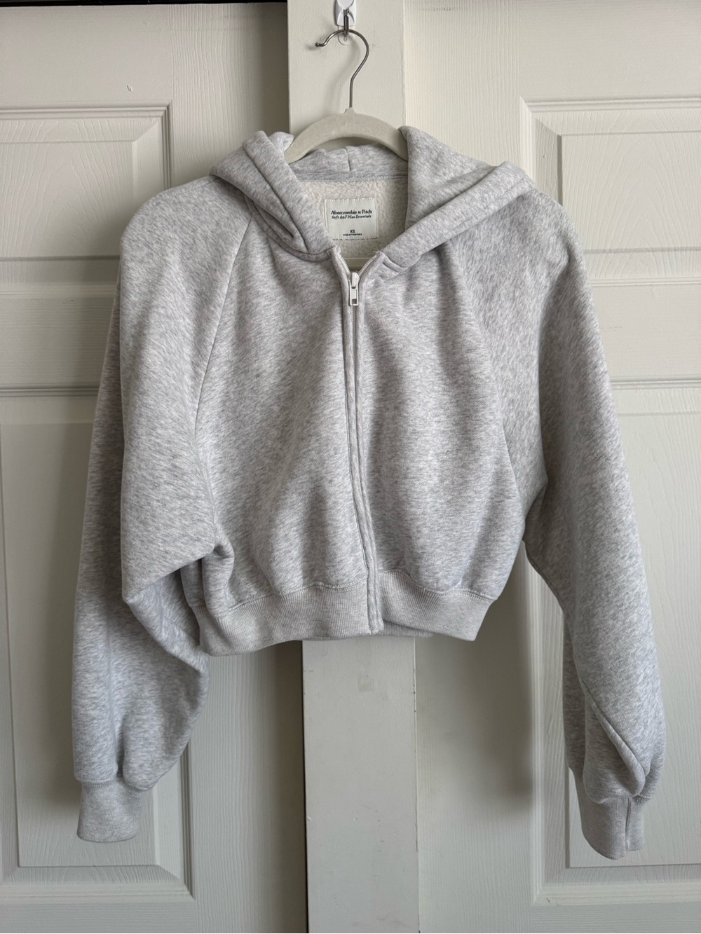 Abercrombie Cropped Zipped Hoodie